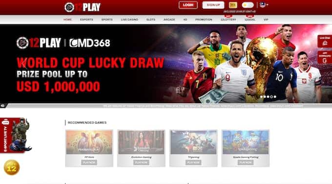12play online gambling site in Malaysia